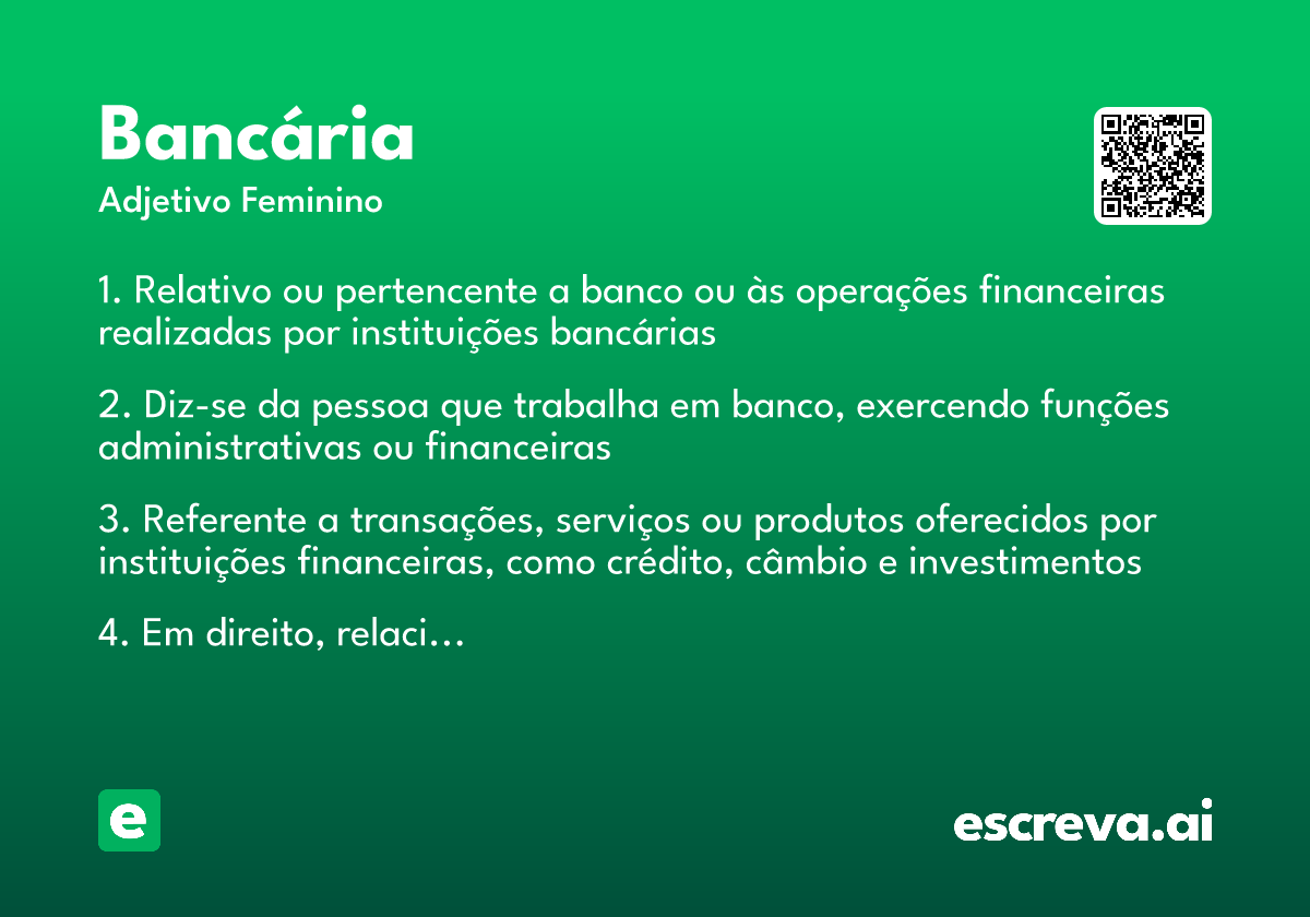 bancária