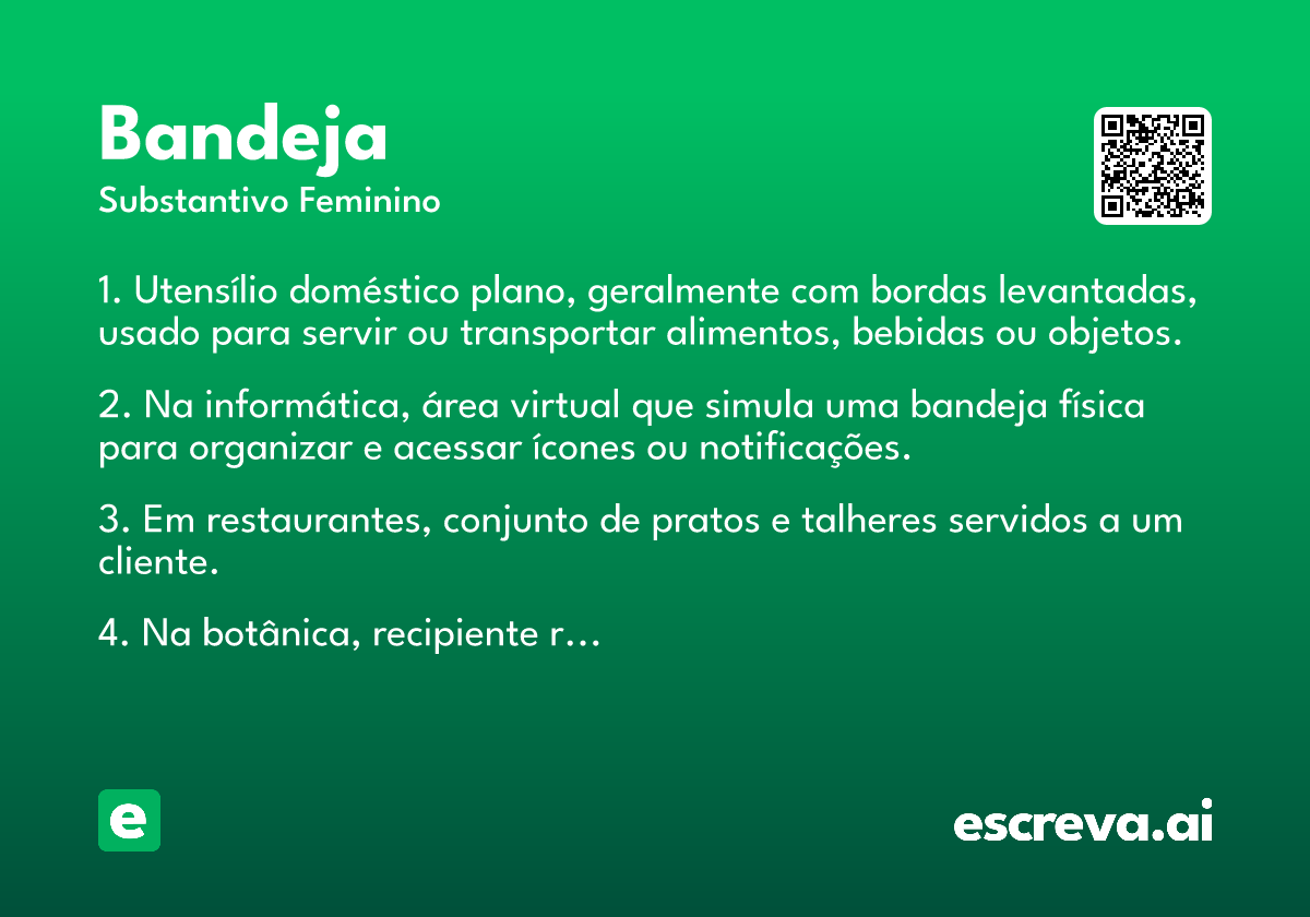 bandeja