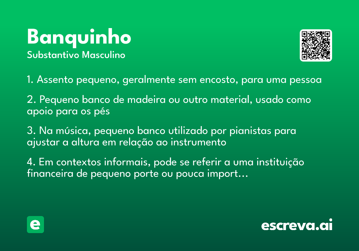 banquinho