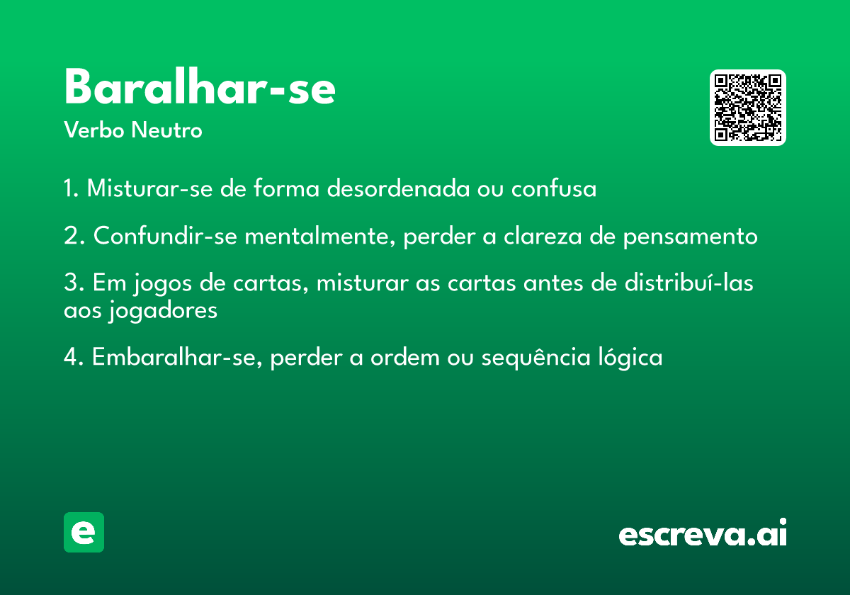 baralhar-se