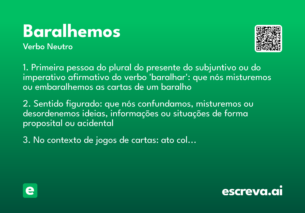 baralhemos