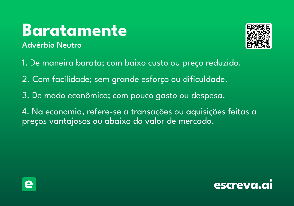 baratamente