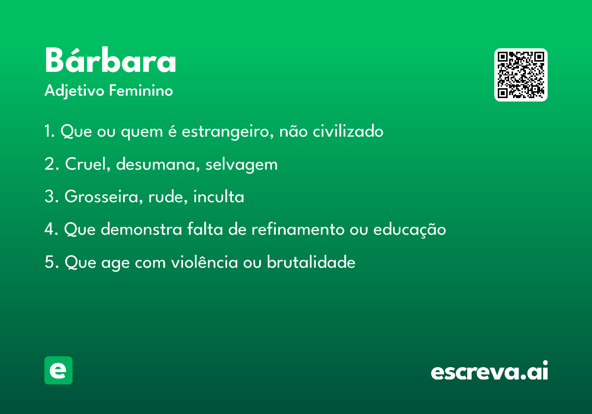 bárbara