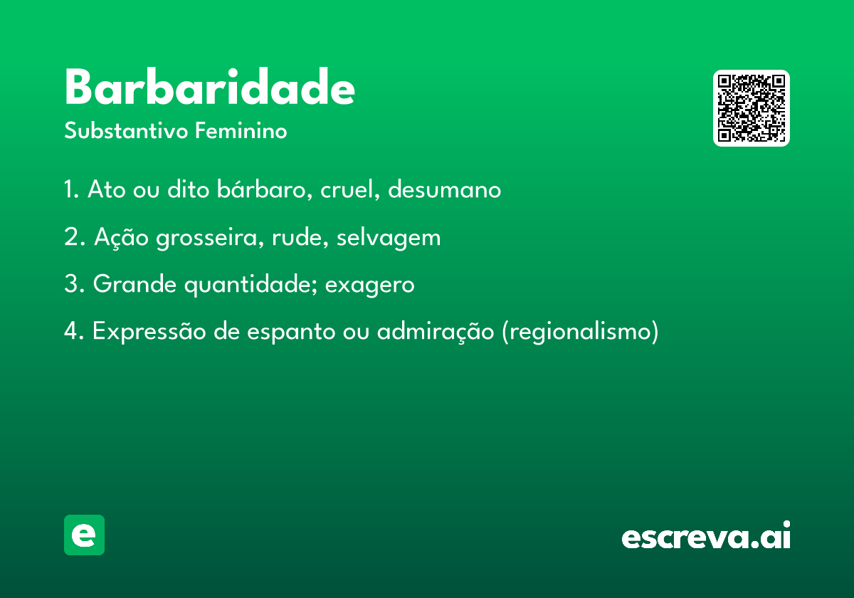 barbaridade