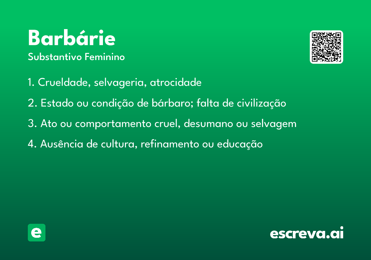 barbárie