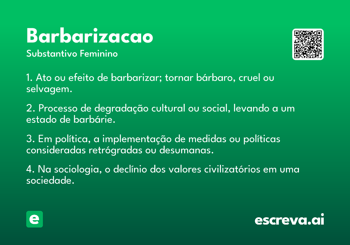 barbarizacao