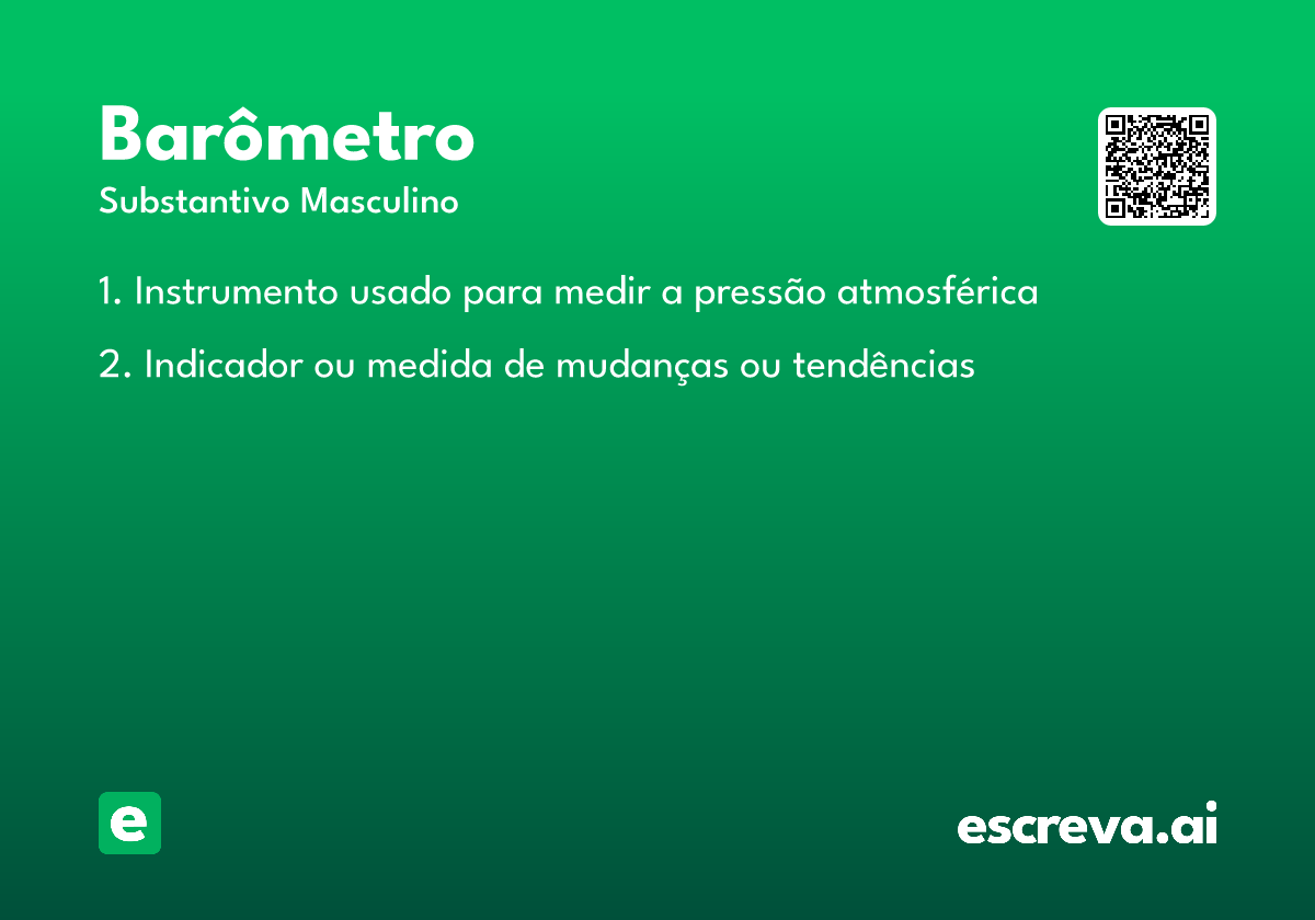 barômetro