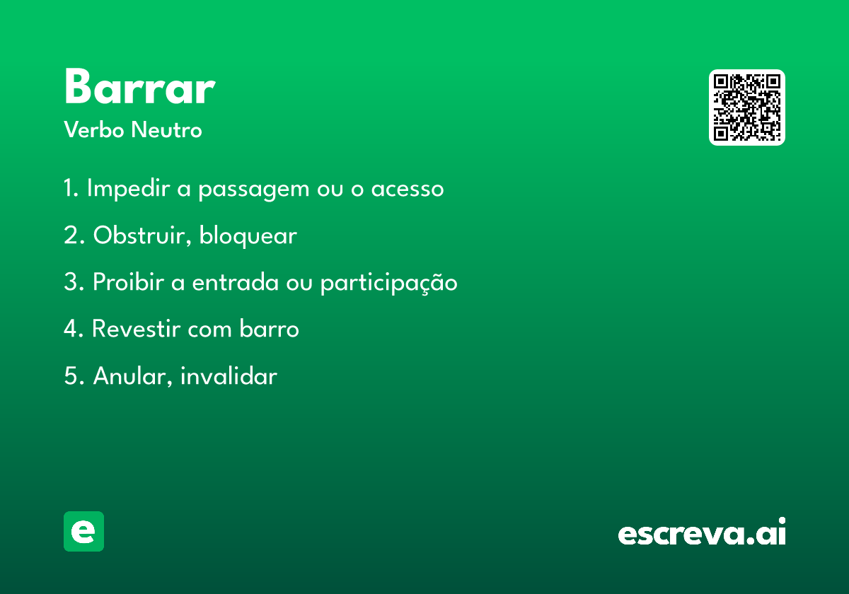 barrar