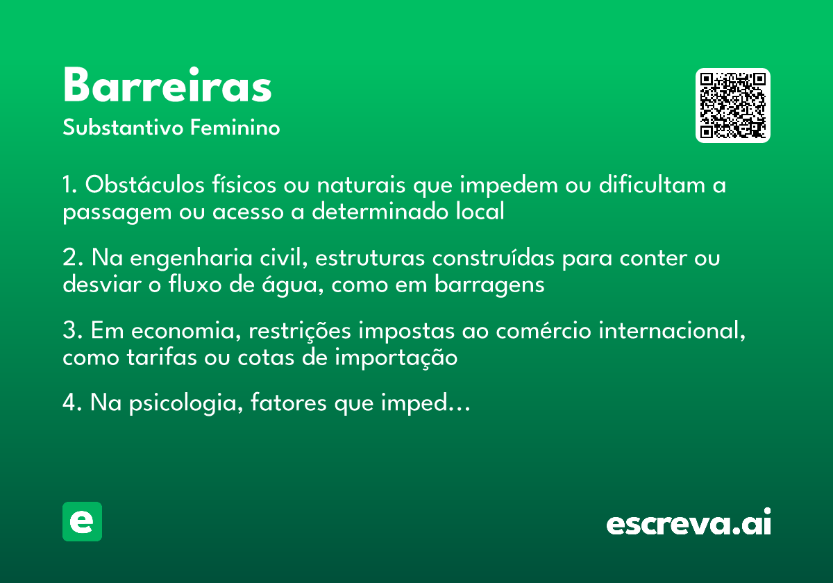 barreiras