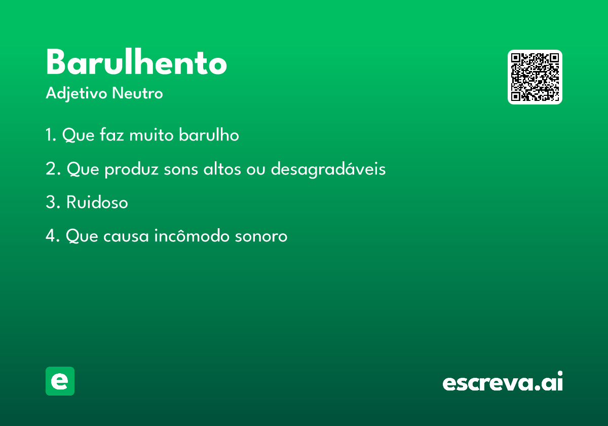 barulhento