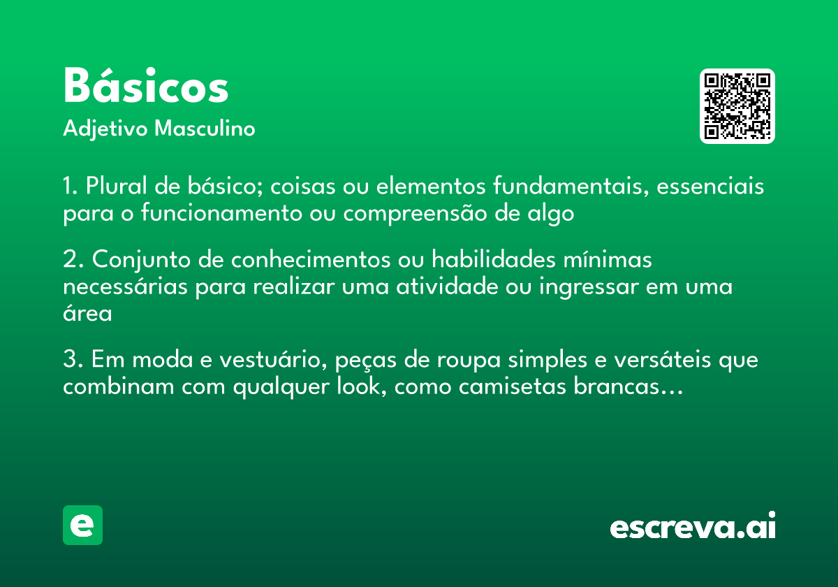básicos