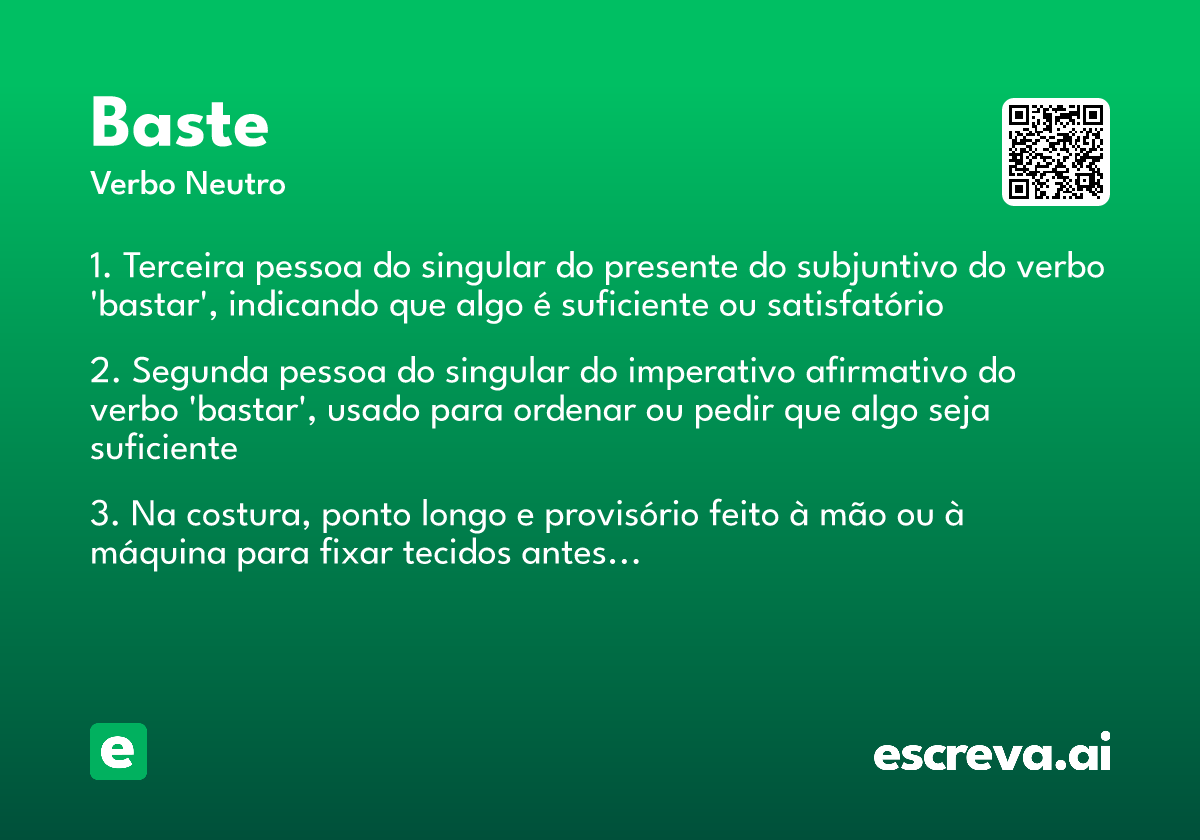 baste
