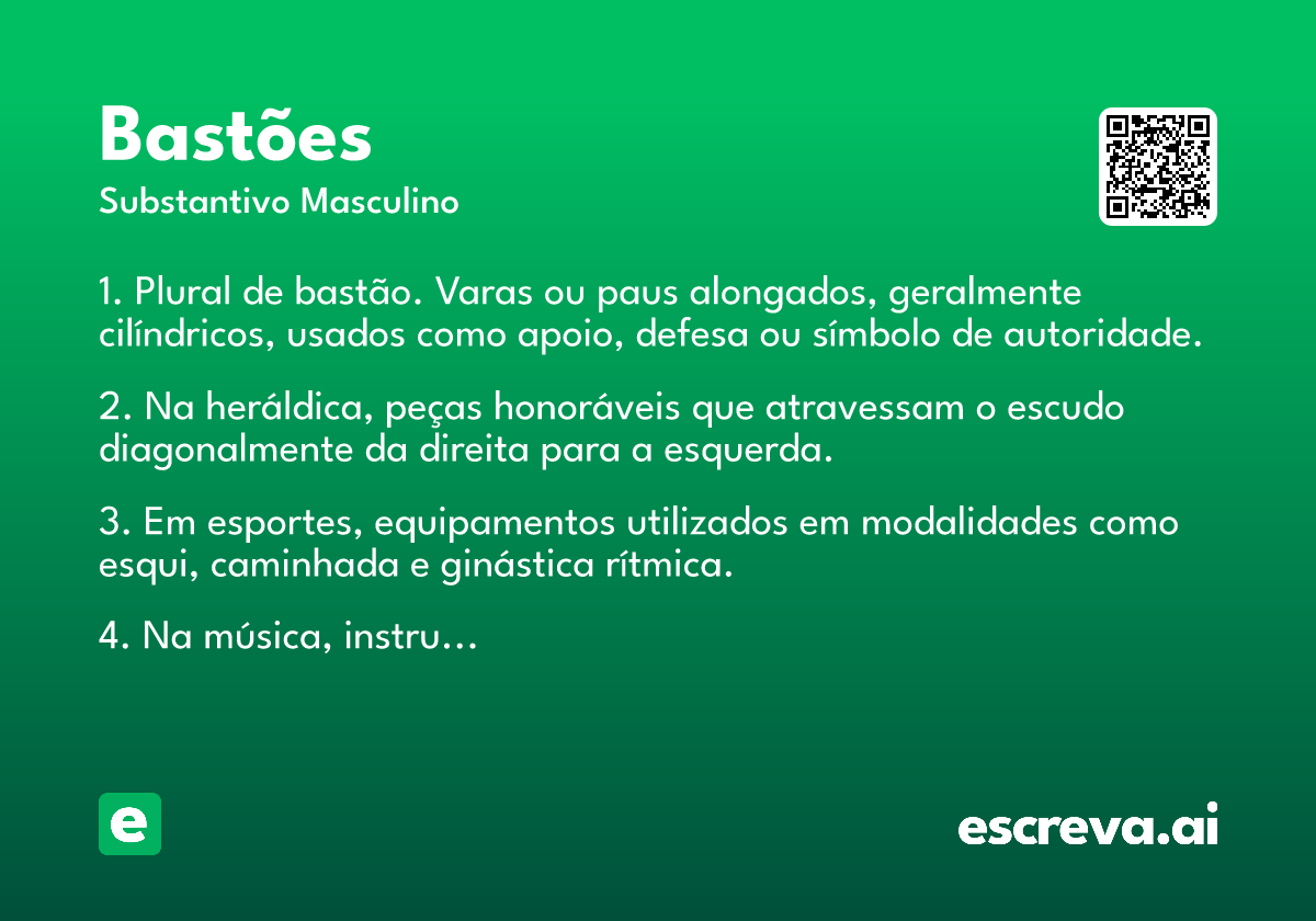 bastões