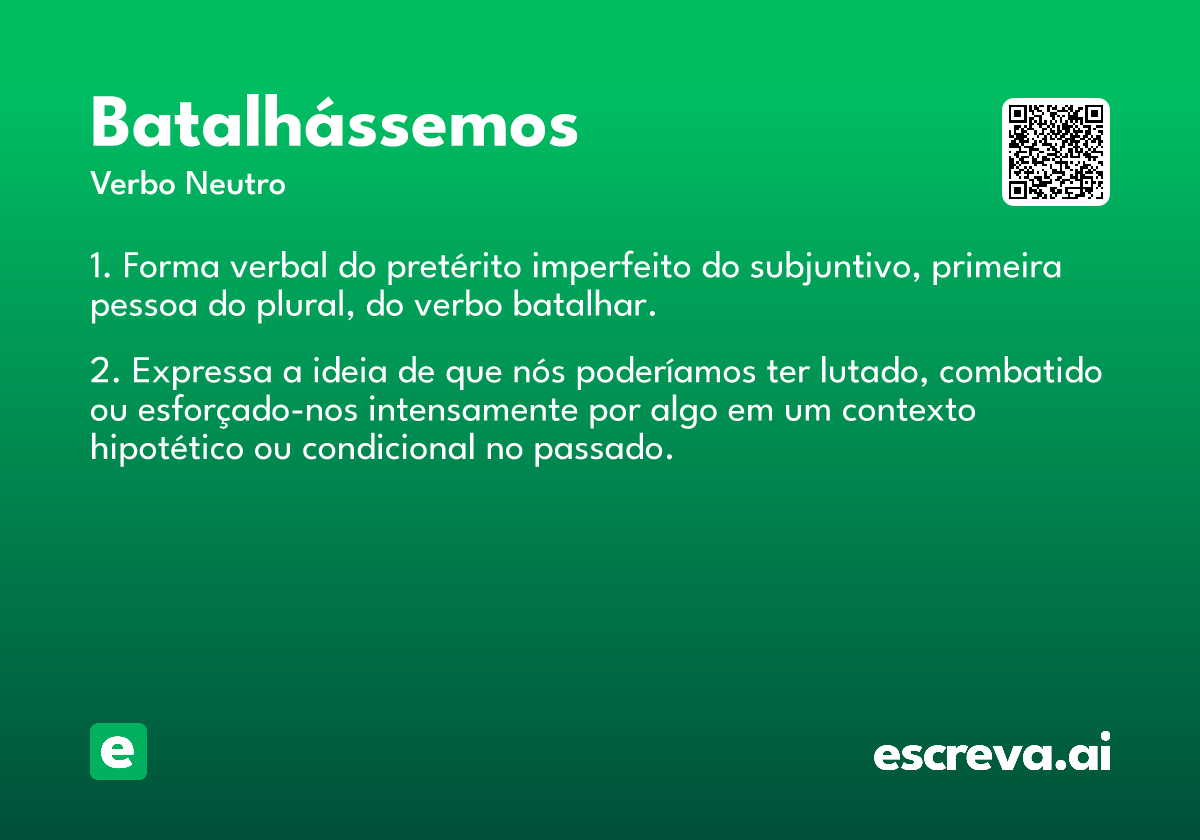 batalhássemos