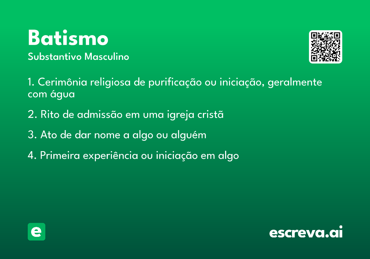 batismo