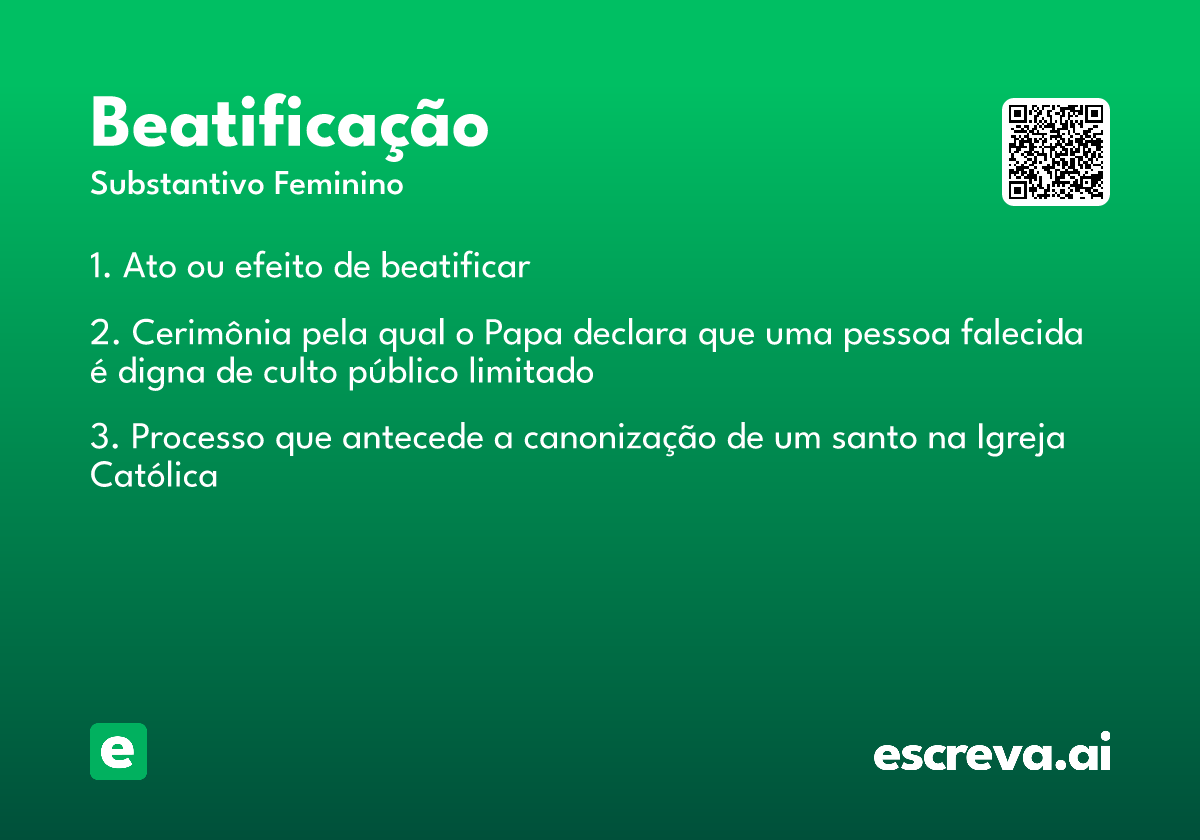 beatificação