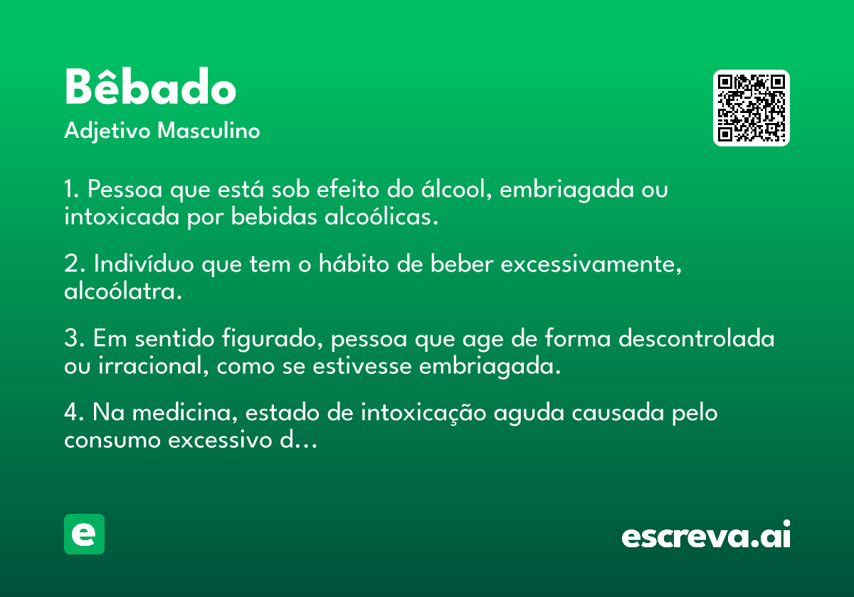 bêbado