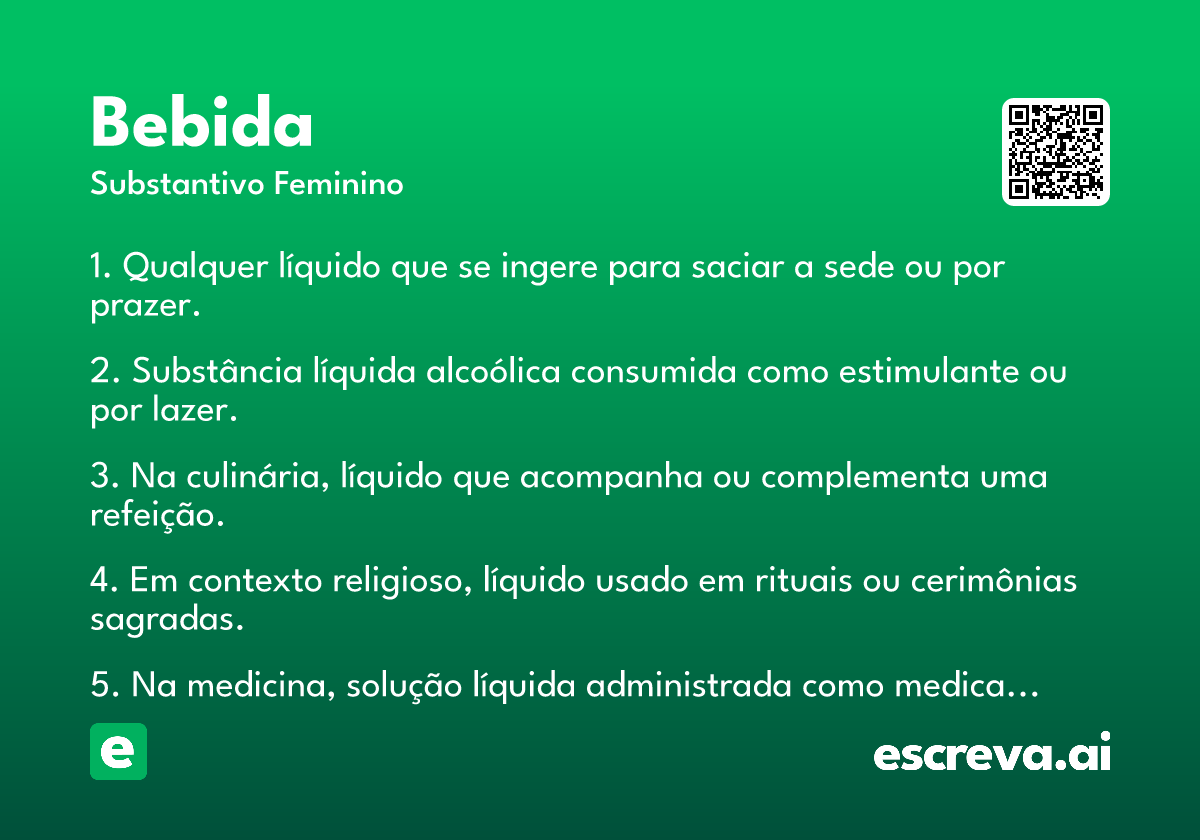 bebida