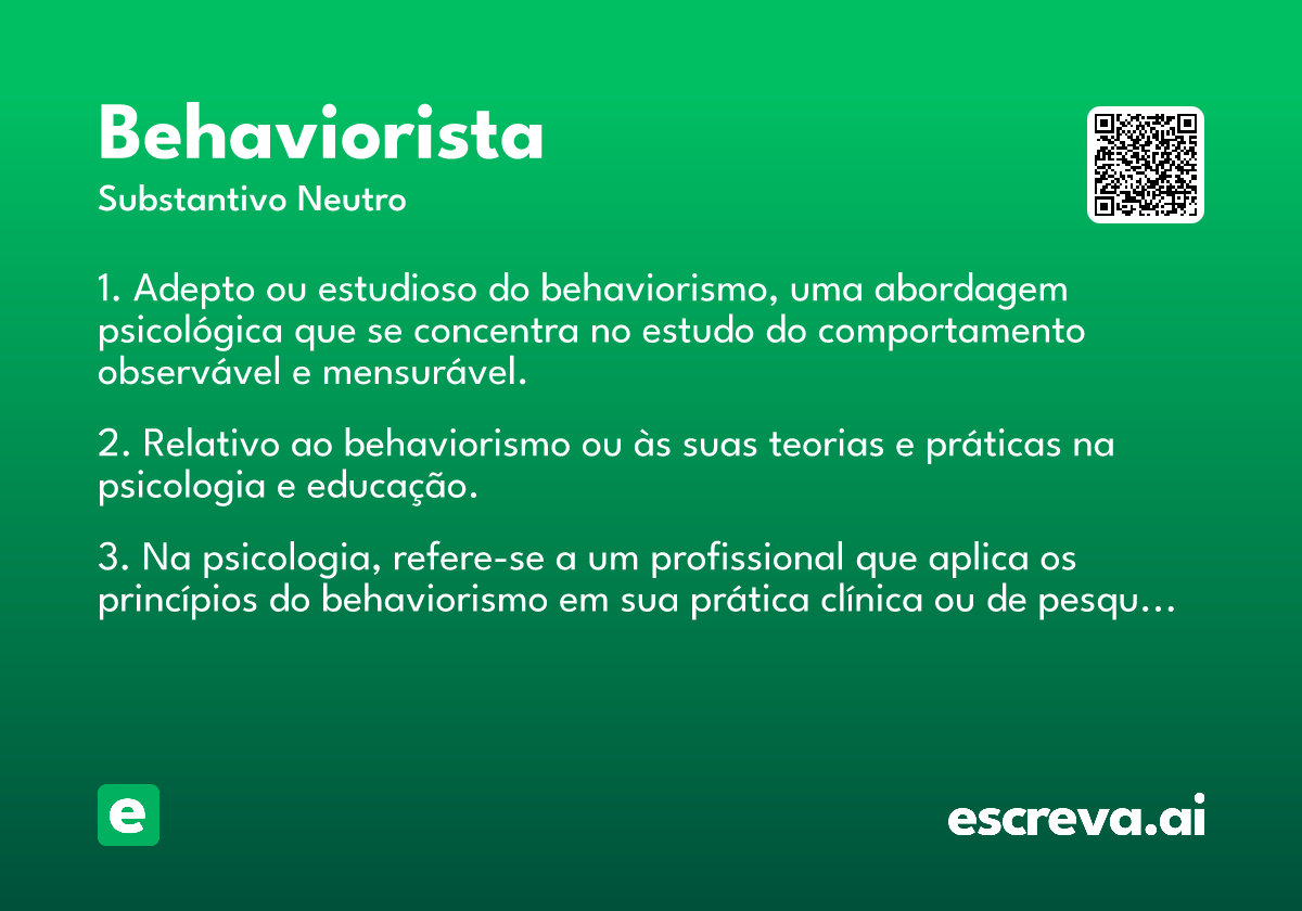behaviorista
