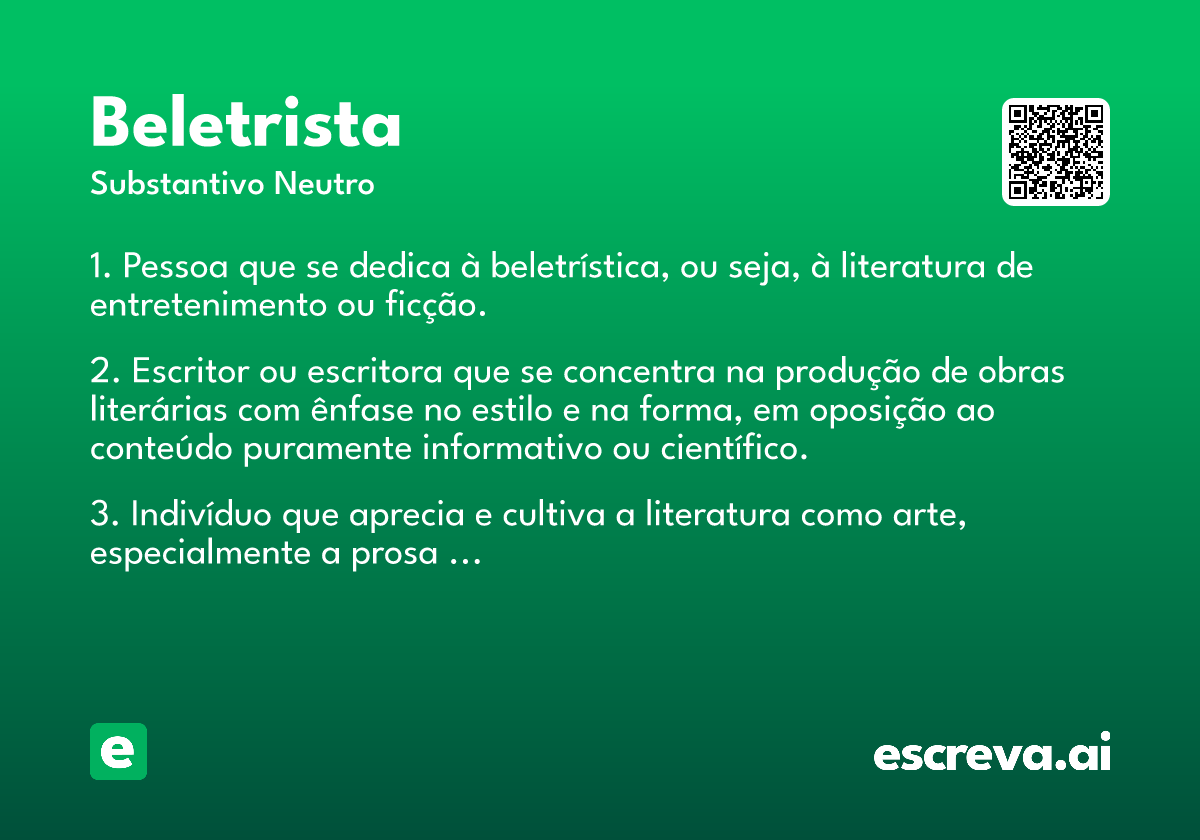 beletrista