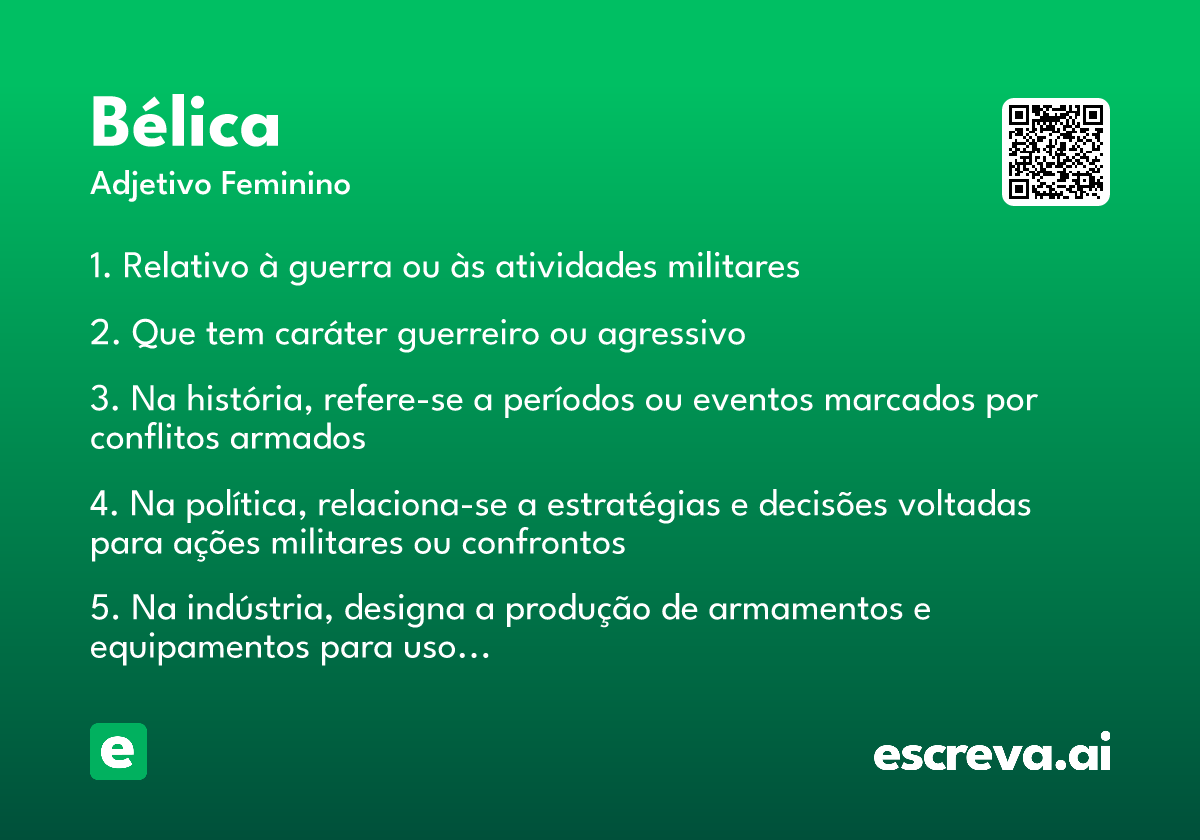 bélica
