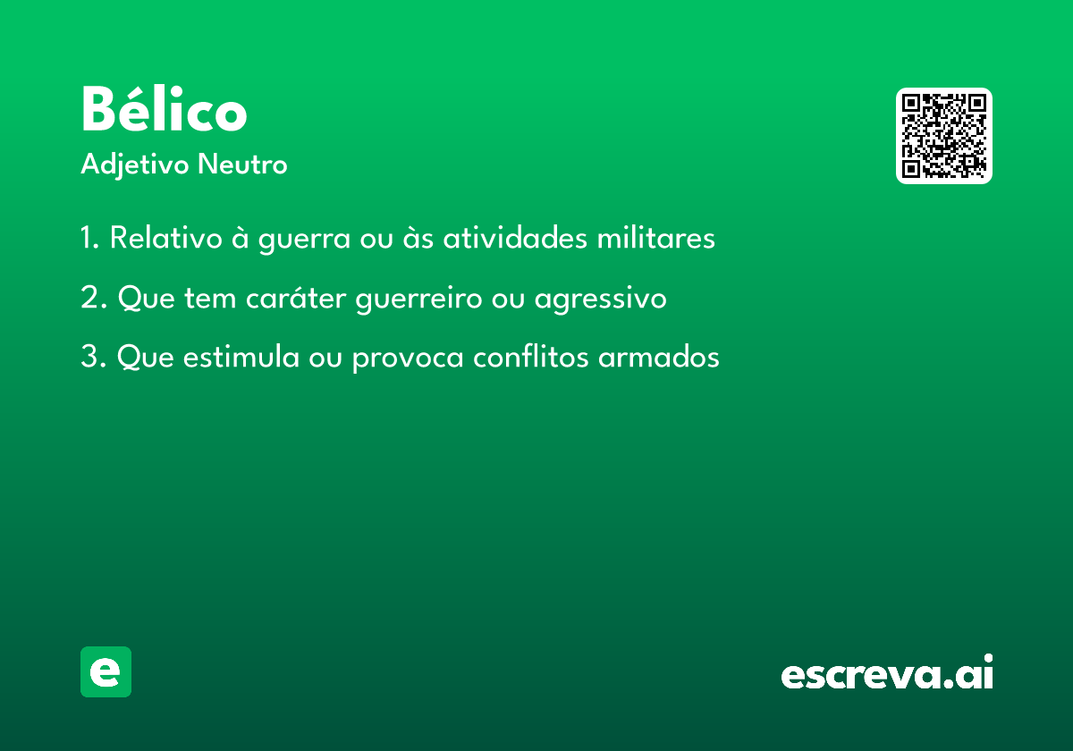 bélico
