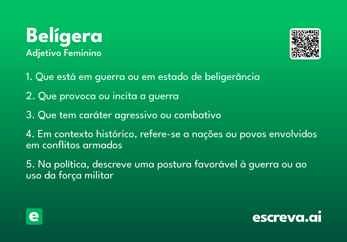 belígera