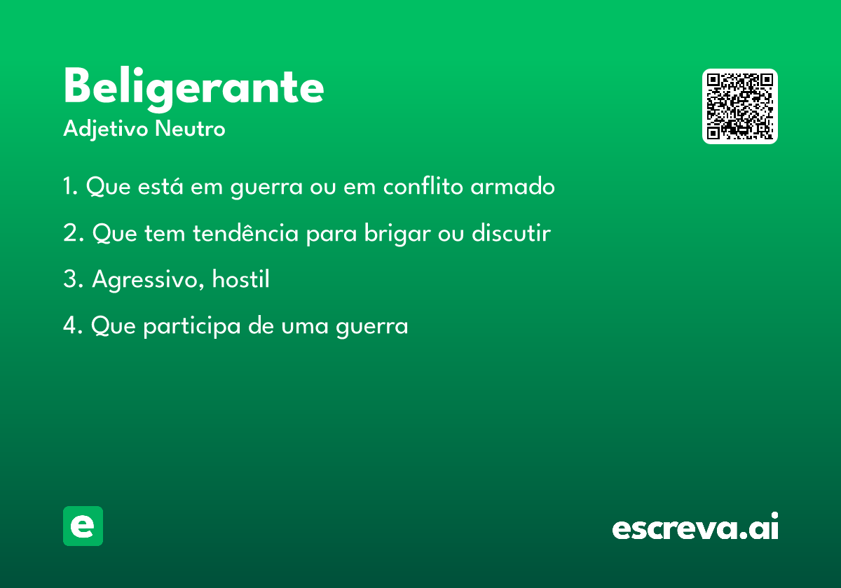 beligerante