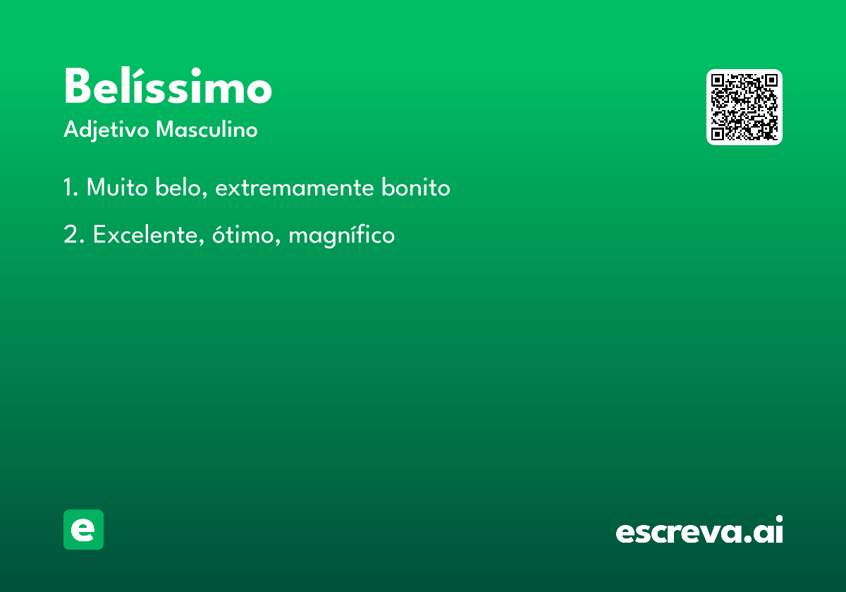 belíssimo