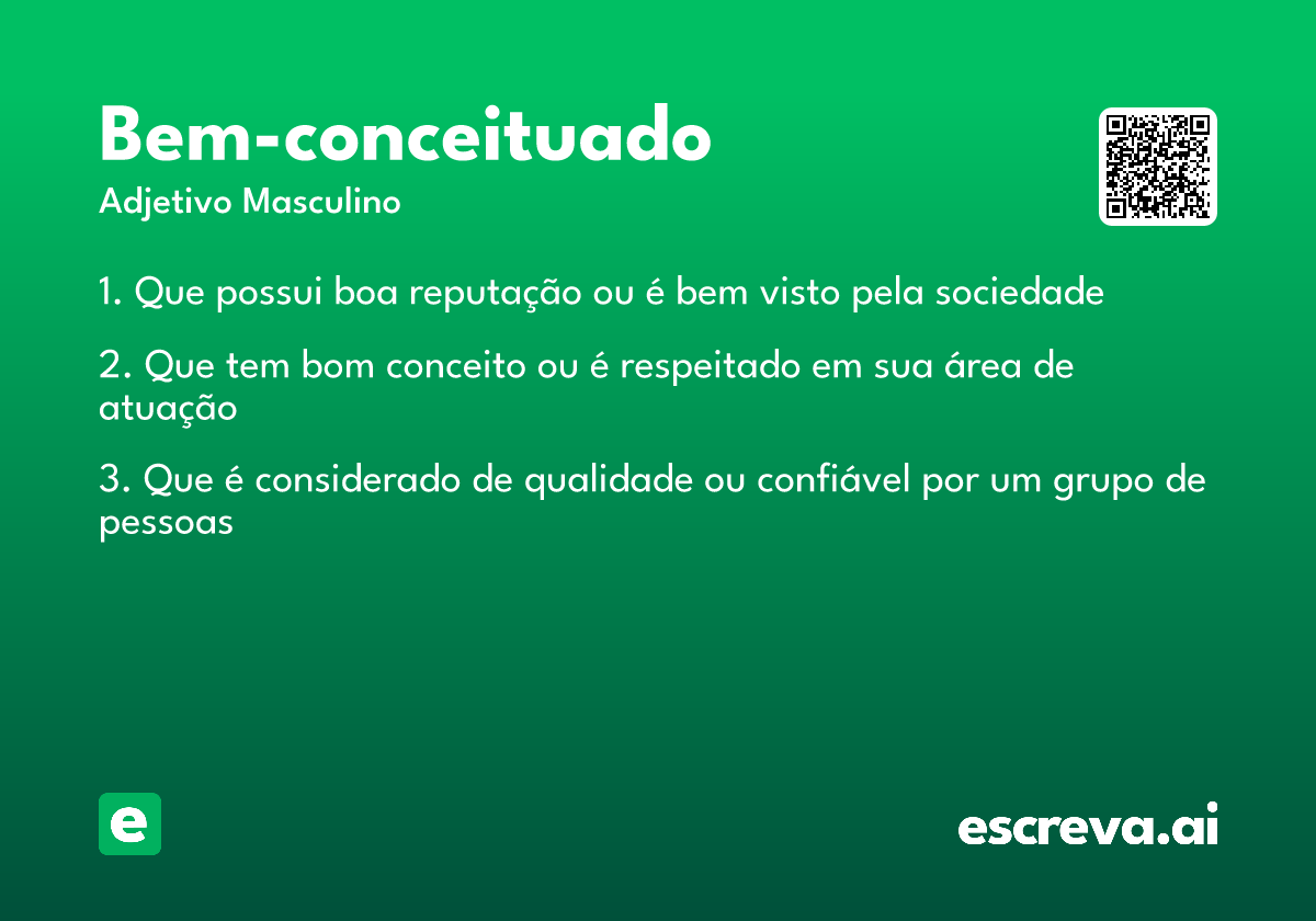 bem-conceituado