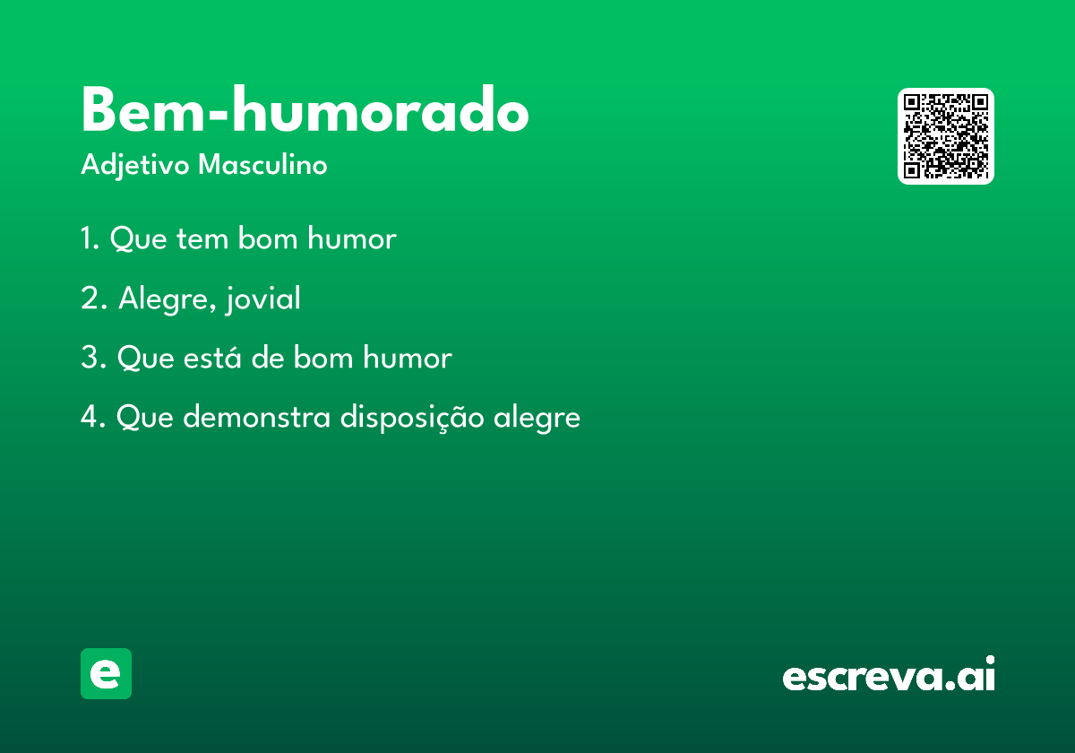 bem-humorado