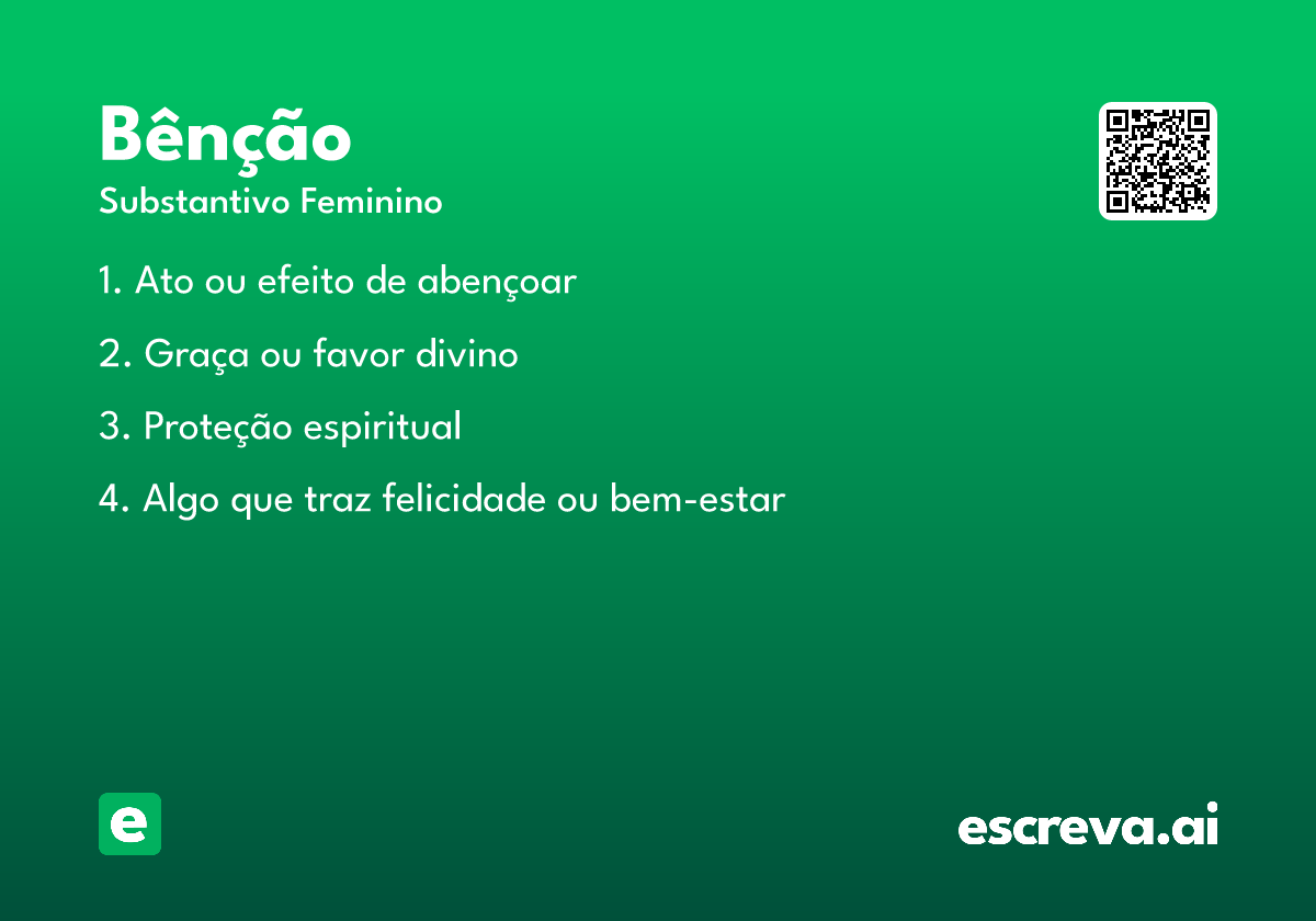 bênção