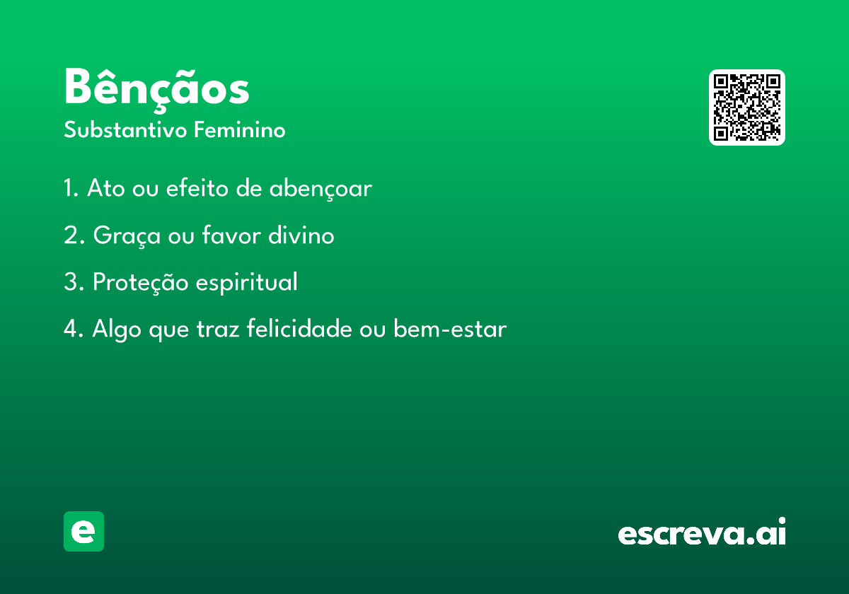 bênçãos
