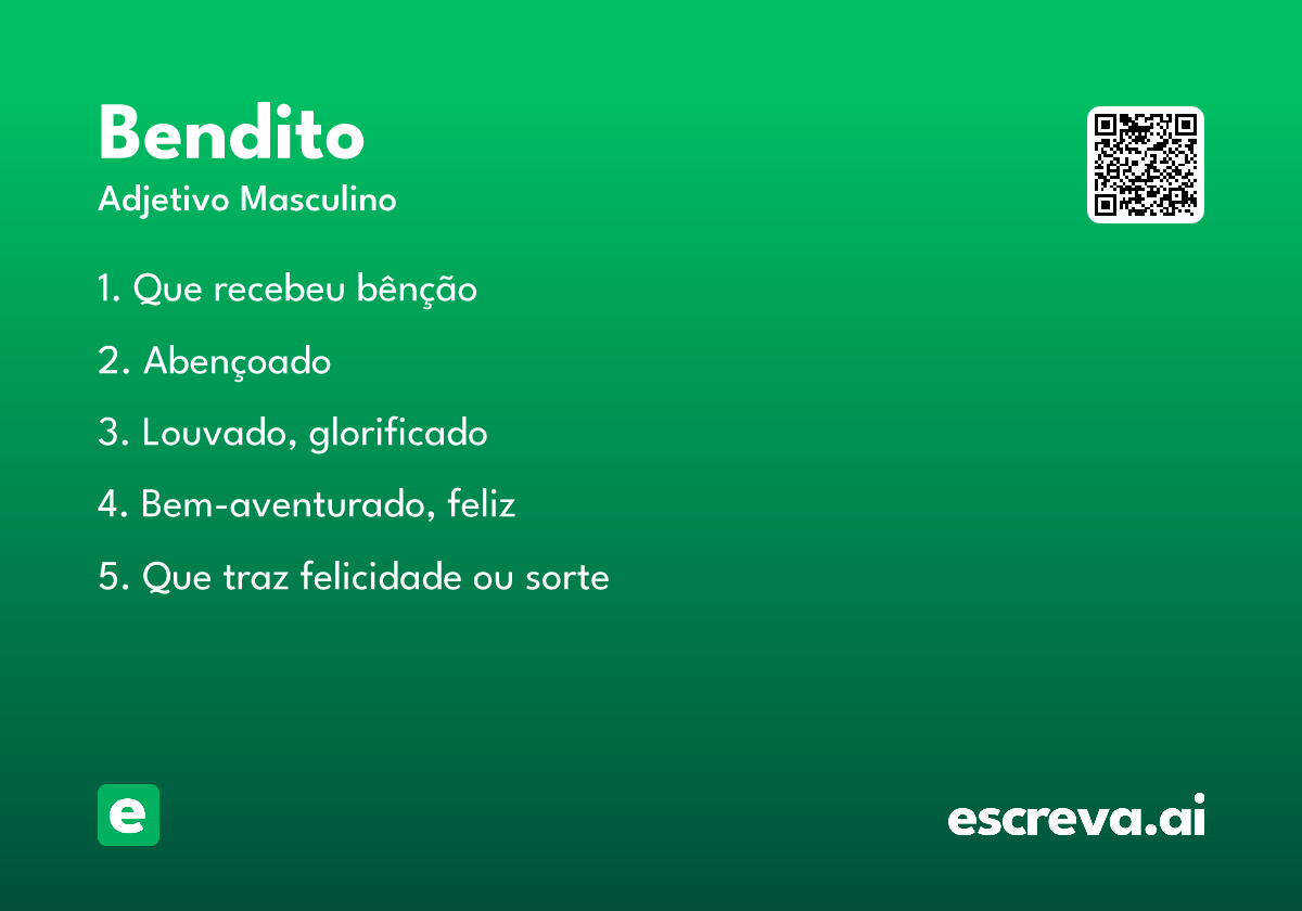 bendito