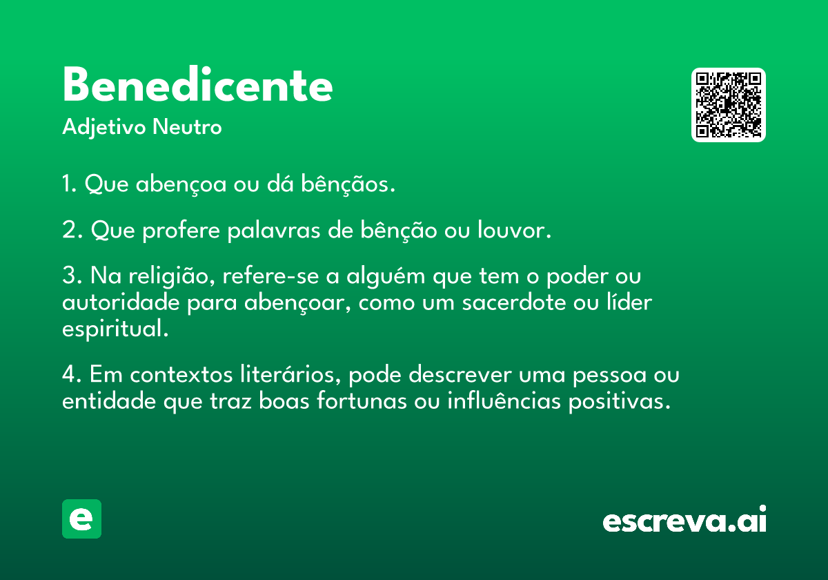 benedicente