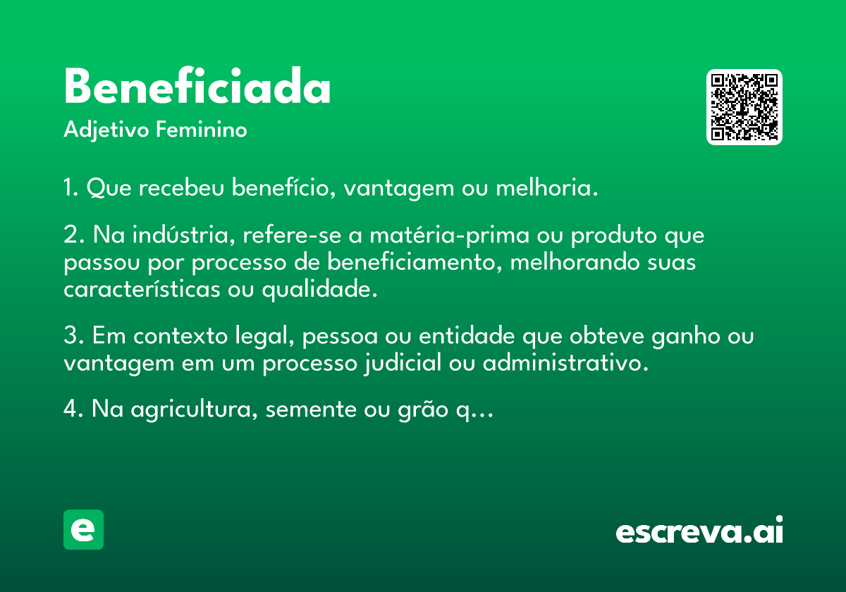 beneficiada