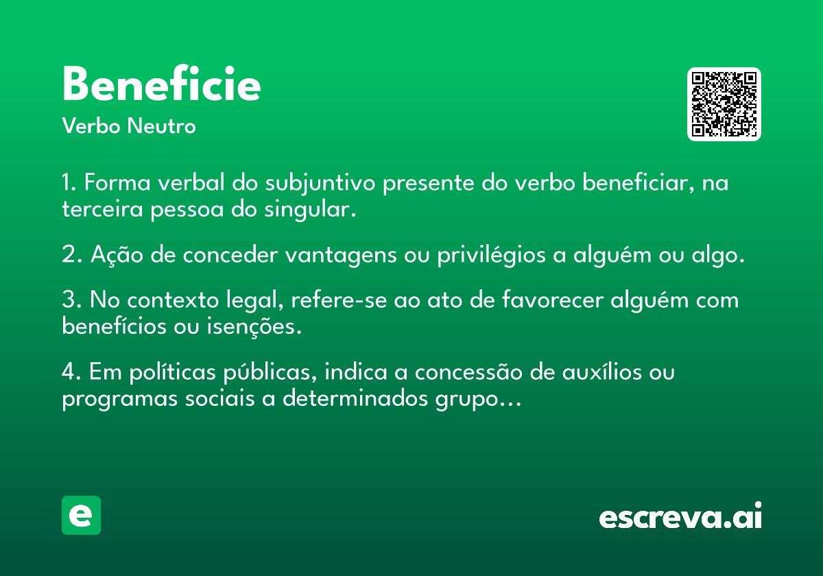 beneficie