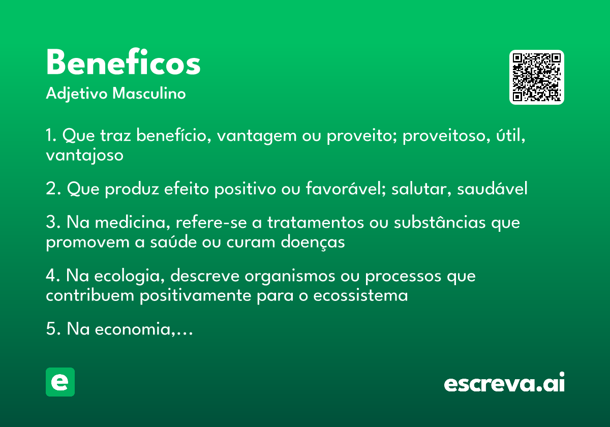 beneficos