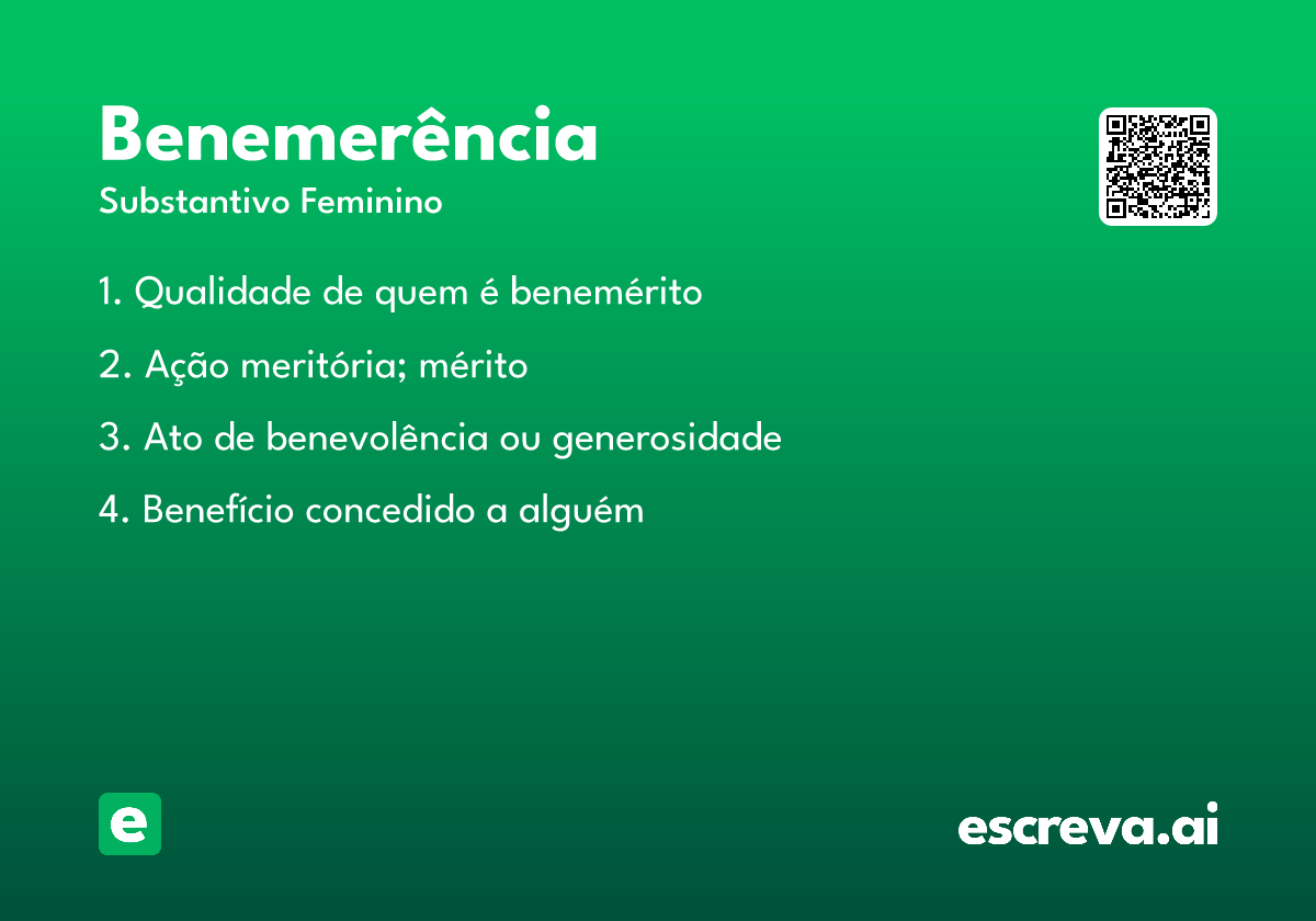 benemerência