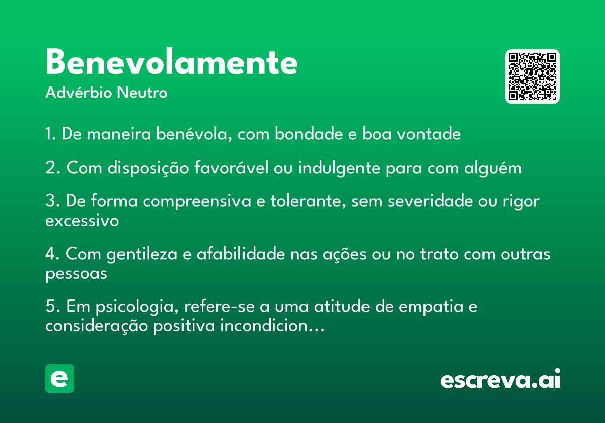 benevolamente