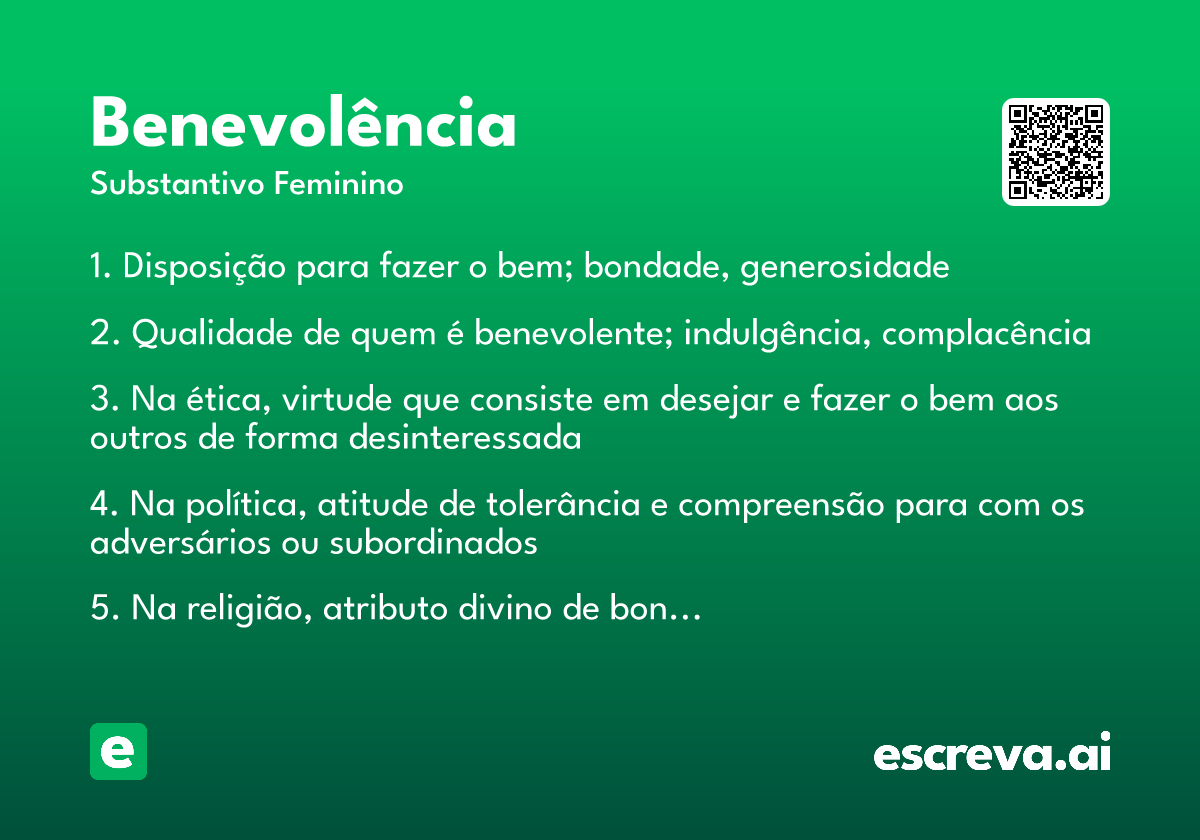 benevolência