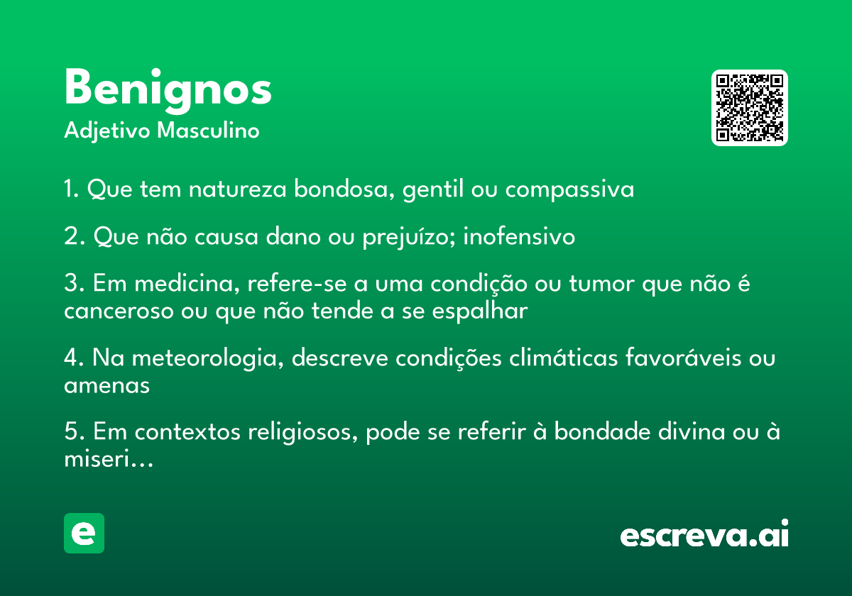 benignos