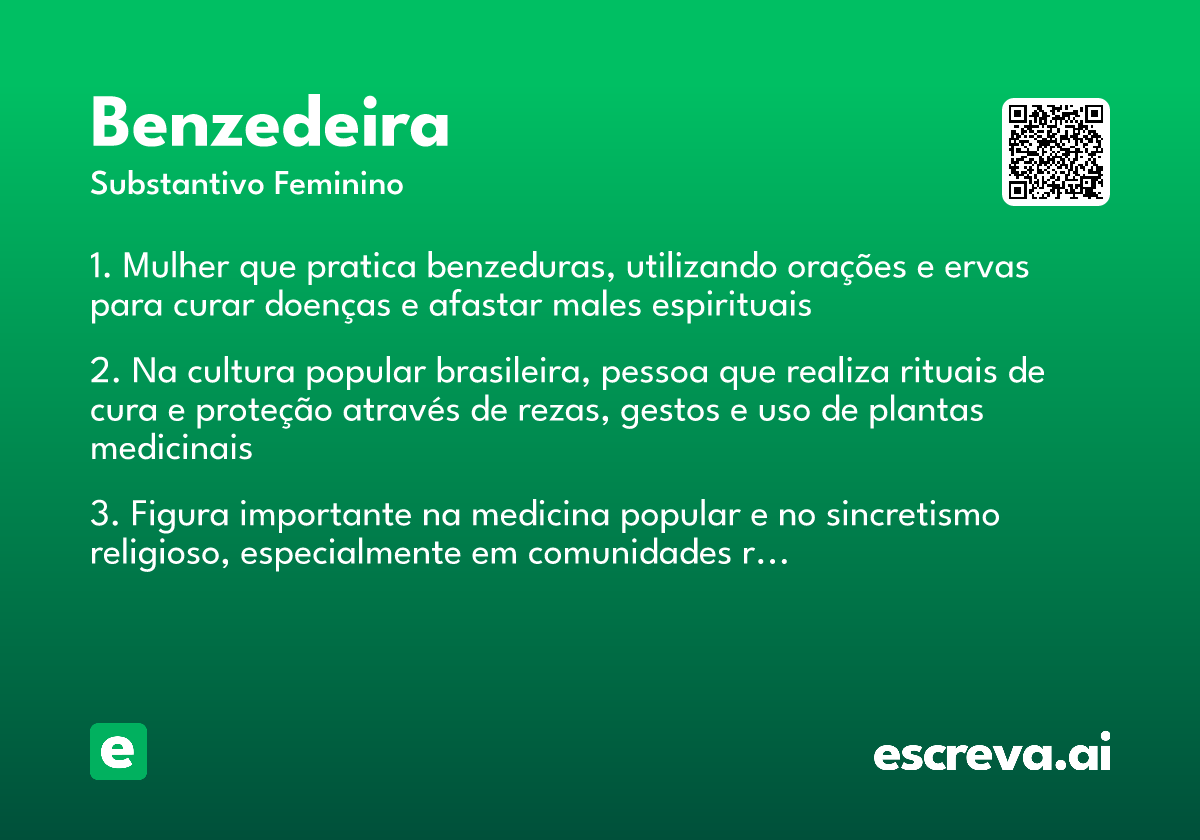 benzedeira