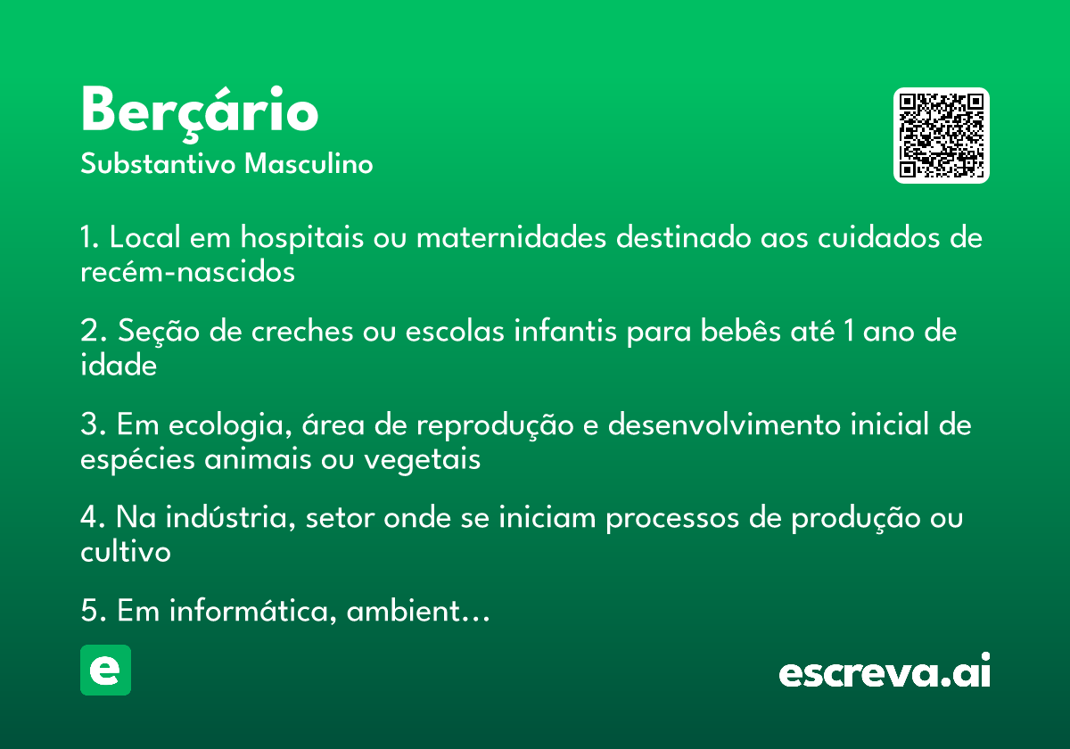berçário