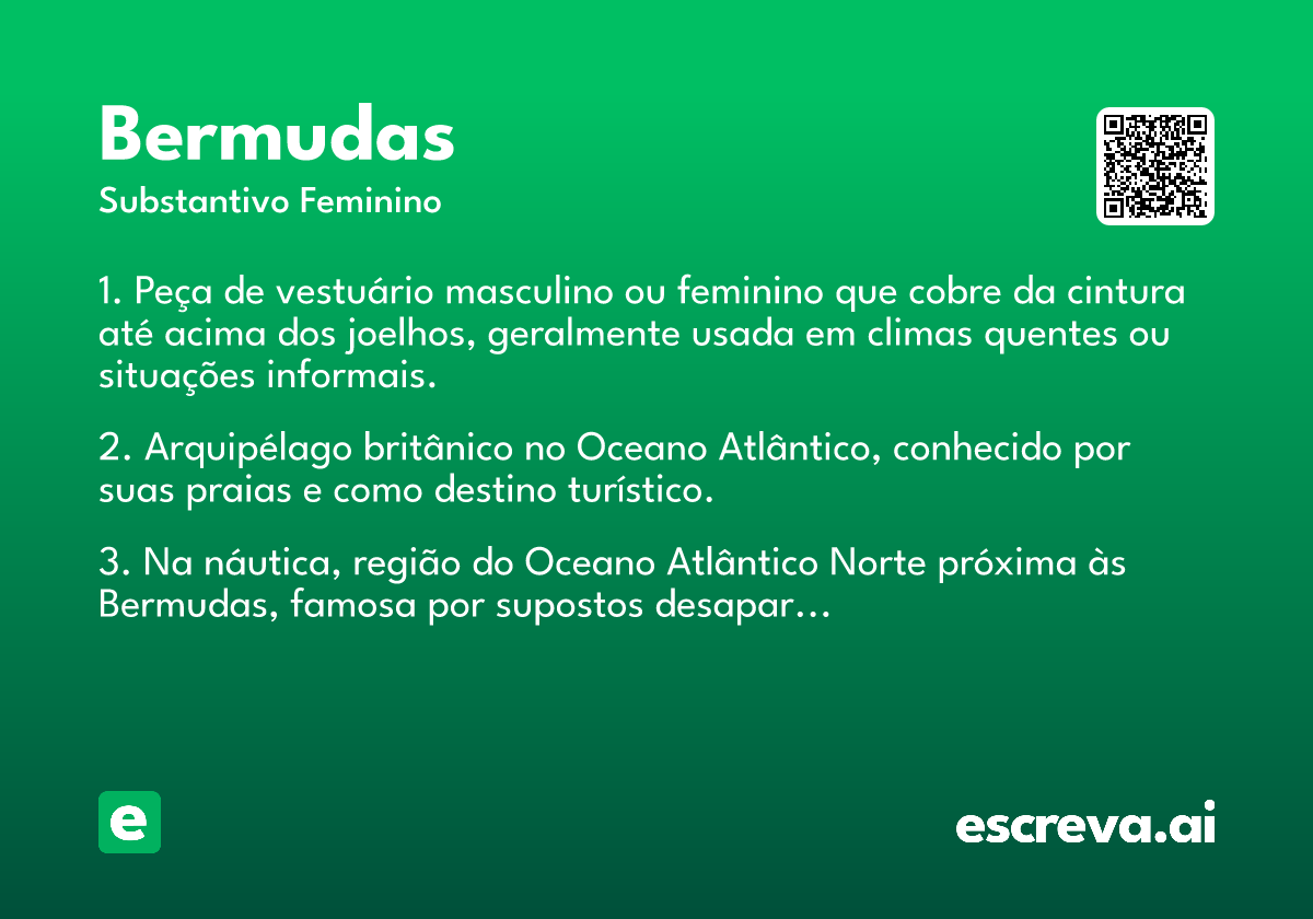 bermudas
