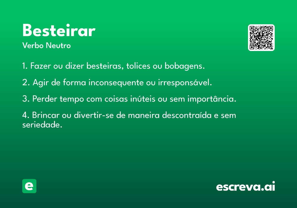 besteirar
