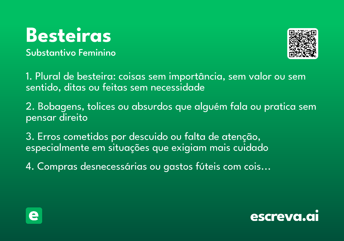 besteiras