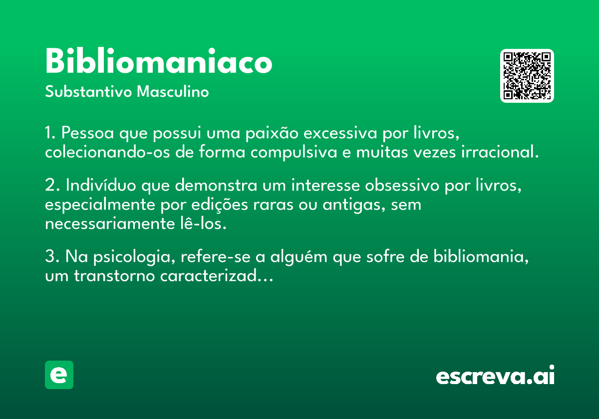 bibliomaniaco