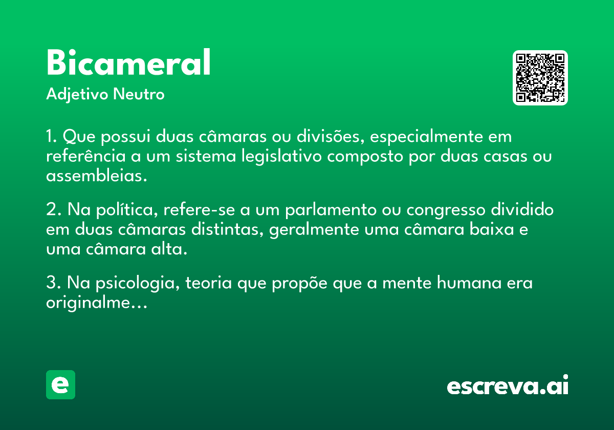 bicameral