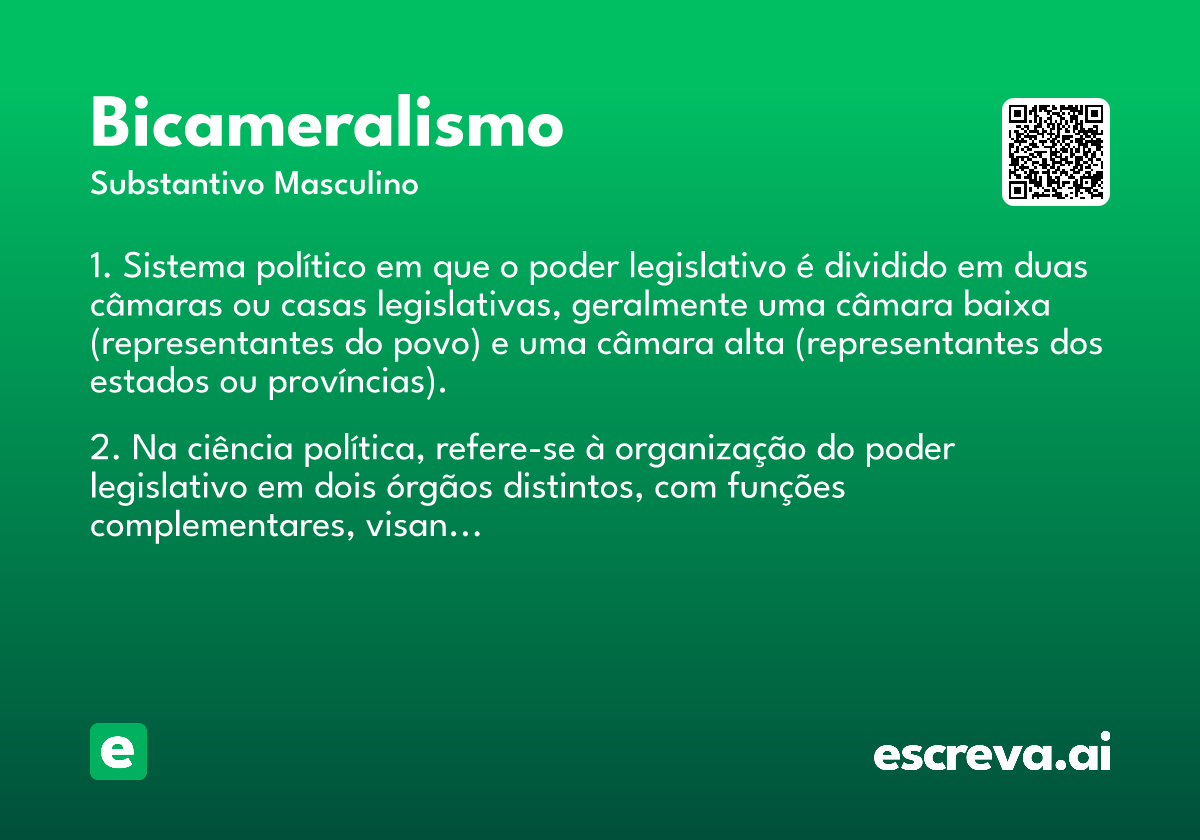 bicameralismo